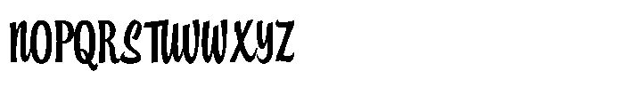 Sunday Chatt Regular Font UPPERCASE