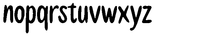 Sunday Coffee Font LOWERCASE