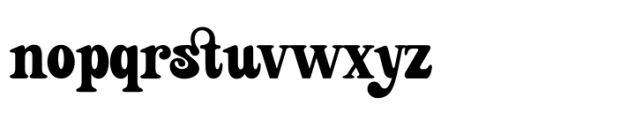 Sunday Eighties Normal Font LOWERCASE