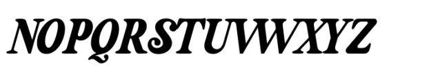 Sunday Eighties Slanted Font UPPERCASE