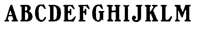Sunday Gaul Display Condensed Font UPPERCASE