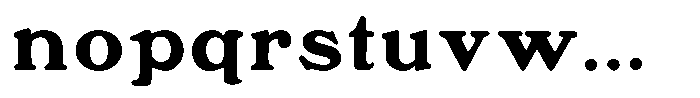 Sunday Gaul Display Regular Font LOWERCASE