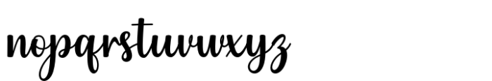 Sunday Handmade Font LOWERCASE