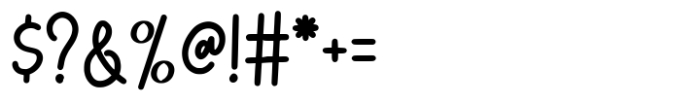 Sunday Holiday Extras Regular Font OTHER CHARS