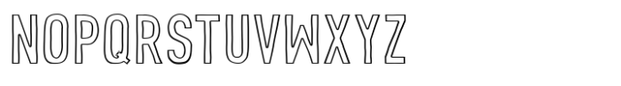 Sunday Market Outline Font UPPERCASE
