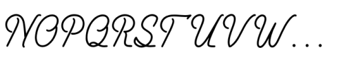 Sunday Melodia Regular Font UPPERCASE