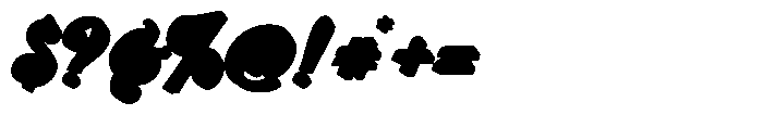 Sundries Sundries Script Extruded Font OTHER CHARS