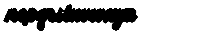 Sundries Sundries Script Extruded Font LOWERCASE