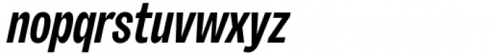 Sundry Condensed Bold Italic Font LOWERCASE