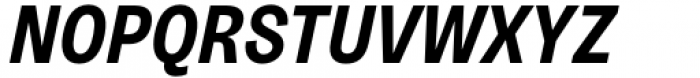 Sundry Narrow Bold Italic Font UPPERCASE