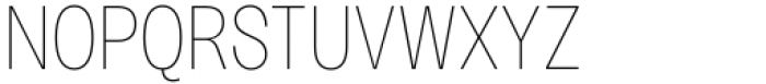 Sundry Narrow Thin Font UPPERCASE