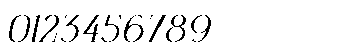 Sunfola Italic Font OTHER CHARS