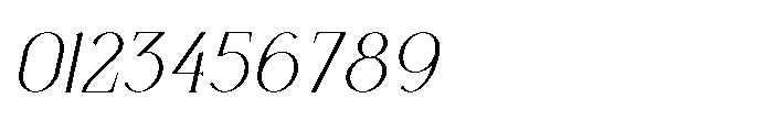 Sunfola Light Italic Font OTHER CHARS