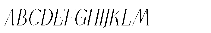 Sunfola Light Italic Font UPPERCASE