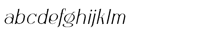 Sunfola Light Italic FONT