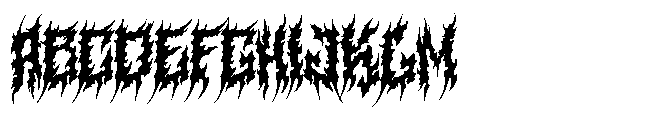 Sunfyre Black Font UPPERCASE