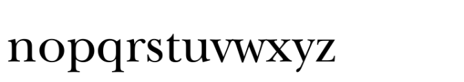 Sung ASC Traditional Medium Font LOWERCASE