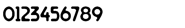 Sunken Rounded Font OTHER CHARS
