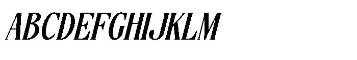 Sunkis Display Italic Italic Font UPPERCASE