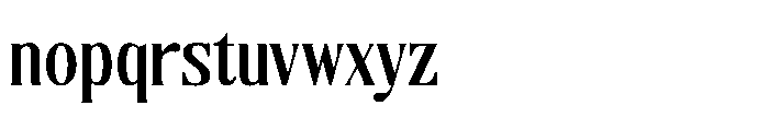 Sunkis Display Regular Font LOWERCASE