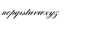 Sunlight Script Font LOWERCASE