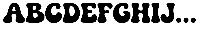 Sunny Chunk Regular Font UPPERCASE