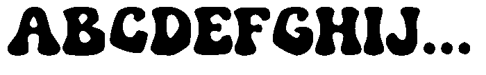 Sunny Chunk Smooth Font UPPERCASE