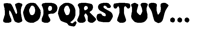 Sunny Chunk Smooth Font UPPERCASE
