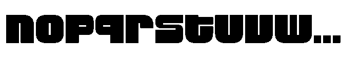 Sunny Chunk Font LOWERCASE