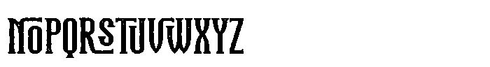 Sunny Climate Aged Font LOWERCASE