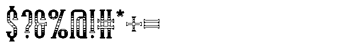 Sunny Climate Texture Font OTHER CHARS