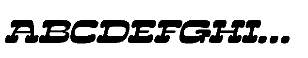 Sunny Groovy  Italic Font UPPERCASE