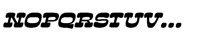 Sunny Groovy  Italic Font LOWERCASE