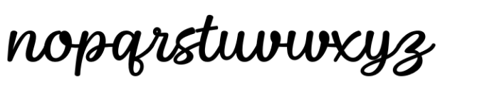 Sunnybelle Font LOWERCASE