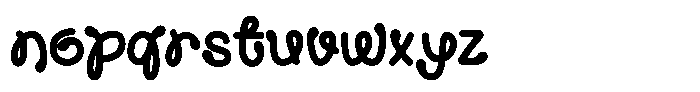 Sunnyvale Font LOWERCASE