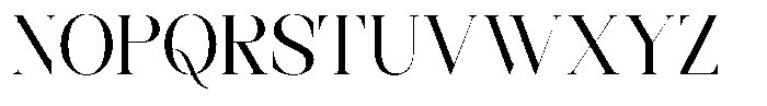 Sunray Aura Regular Font UPPERCASE