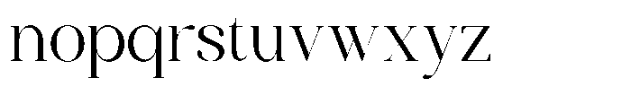 Sunray Aura Regular Font LOWERCASE