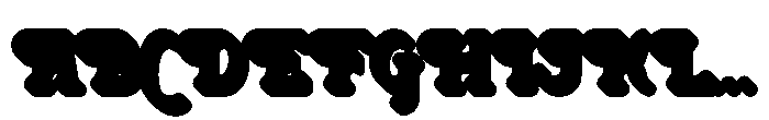 Sunride Dream Extrude Font UPPERCASE