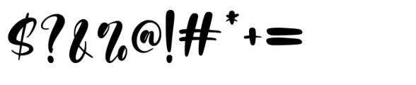 Sunrise Sunday Regular Font OTHER CHARS
