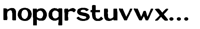 Sunset Palm Sans Regular Font LOWERCASE