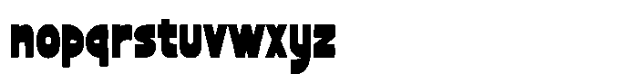 Sunset Rider Font LOWERCASE
