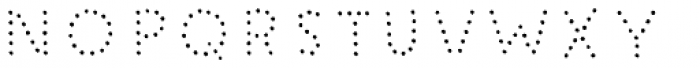 Sunshine Daisies Dots Font UPPERCASE