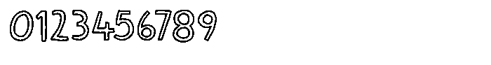 Sunshine in a bag Outline Font OTHER CHARS