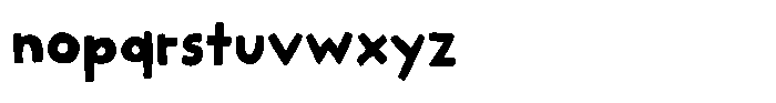 Sunshine in a bag Regular Font LOWERCASE