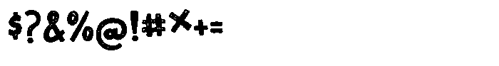 Sunshine in a bag Scribble Font OTHER CHARS