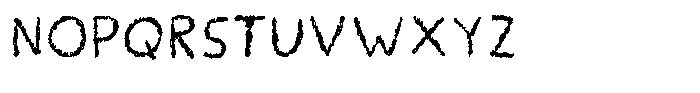 Sunshine in a bag Scribbles Font UPPERCASE