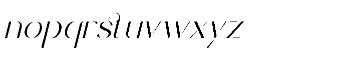 Sunveil Orange Italic Font LOWERCASE