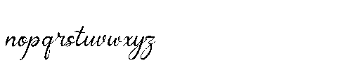 Sunwave Tropika Bay Script Regular Font LOWERCASE