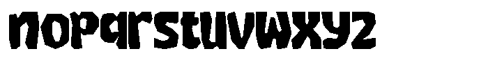 Sunway Font LOWERCASE