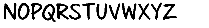 Sunwrite Font UPPERCASE